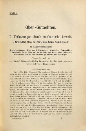 Sammlung gerichtlich-medicinischer Obergutachten