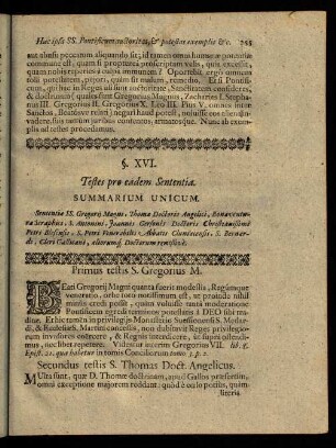 255-268, § XVI. Testes pro eadem sententia