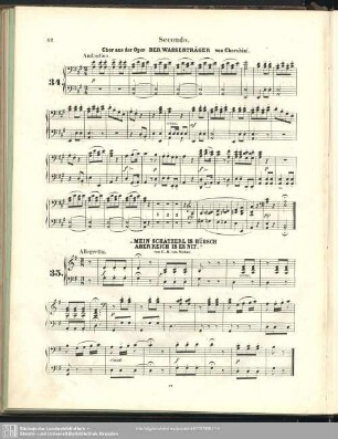 34. Chor aus der Oper Der Wasserträger von Cherubini.