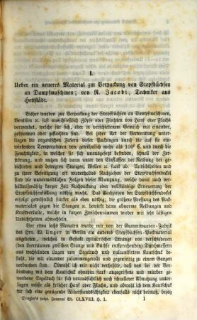 Polytechnisches Journal. 168. 1863