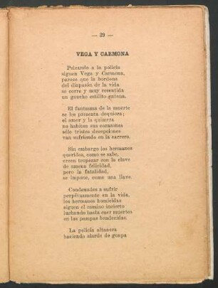 Vega y Carmona