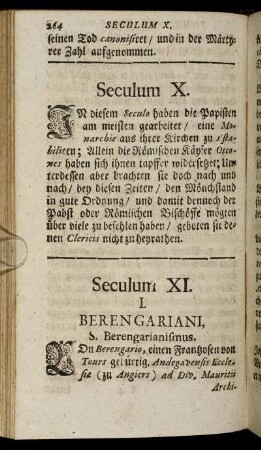 Seculum XI.