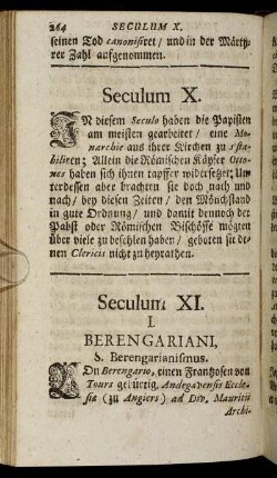 Seculum XI.