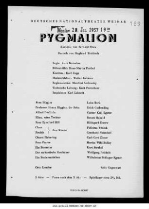 Pygmalion