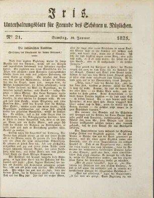 Nro. 21 - Nro. 30. 1825 (Januar / Februar)