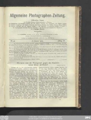 Nr. 42. 16. Januar 1902. Jahrg. IX.
