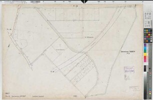 Lippstadt (Lippstadt), Flurbereinigung Lippstadt (Umgehungsstraße), Bl.11 Zuteilungskarte Lippstadt Flur 40