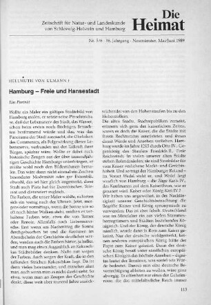 Nr. 5/6 - 96. Jahrgang - Neumünster, Mai/Juni 1989