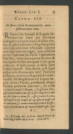 Caput III. De Jure Civili Romanorum ante Justinianum Imp.