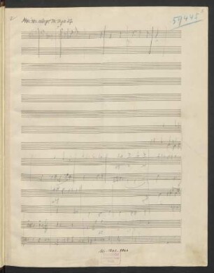 [Skizzen zu op. 97,3 und 97,4]