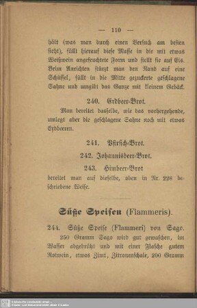 Süße Speisen (Flammeris)