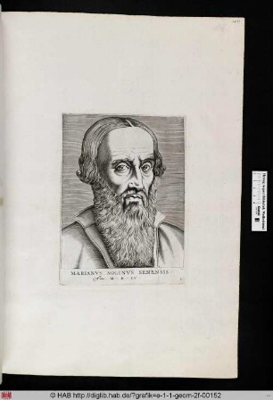 Marianus Socinus Senensis.