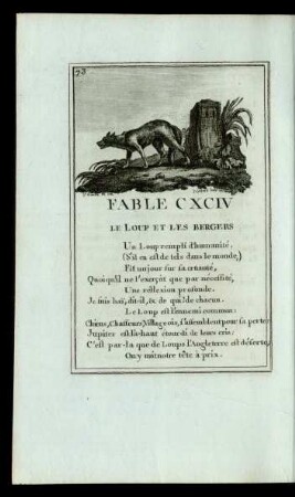 Fable CXCIV. Le Loup Et Les Bergers.
