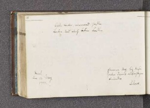 Schack. – Incipit: Alle lieben, niemand hassen, leben und auch leben lassen. – Kiel, 12.05.1777