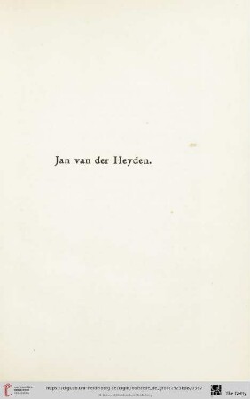 Jan van der Heyden