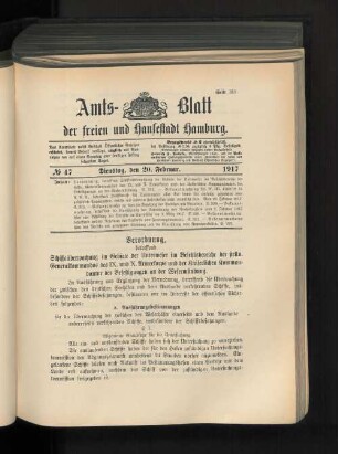 No. 47, 20. Februar 1917