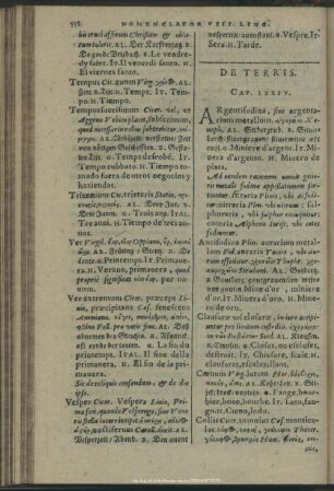 De Terris. Cap. LXXIV