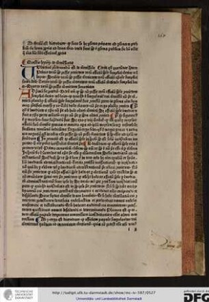 Circa quod queruntur quatuor, primo utrum papa possit committere totum officium papale simplici clerico vel layco...