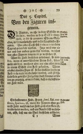 Das 5. Capitel, Von den Figuren insgemein.