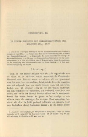 Hoofdstuk III. De eerste expeditie tot wederinbezitneming der kolonien 1814 - 1816