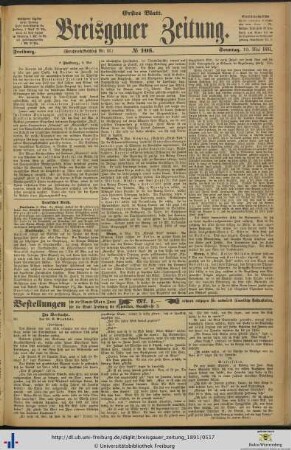 10.05.1891 (Erstes Blatt)