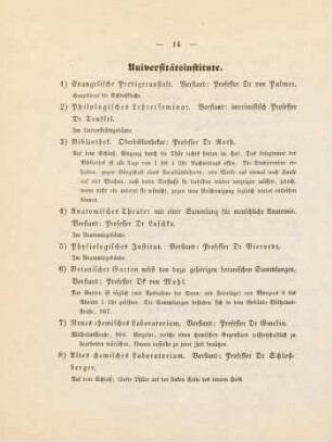 14-16, Universitätsinstitute
