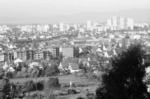 Freiburg, St. Georgen: Vom Rebberg (Grundweg) auf Uffhausen und Weingarten