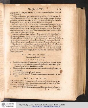Decisio XCVI