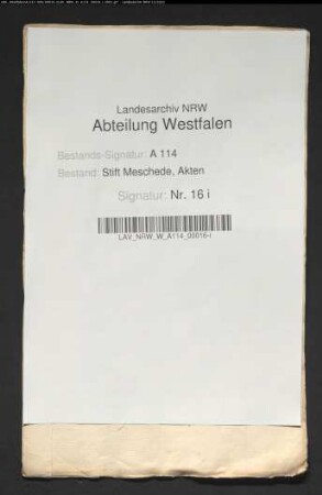 Sellinghausen: Anmeldung der Schuldforderungen