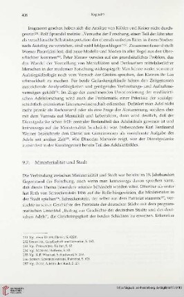 9.7. Ministerialität und Stadt