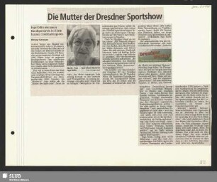 Die Mutter der Dresdner Sportshow