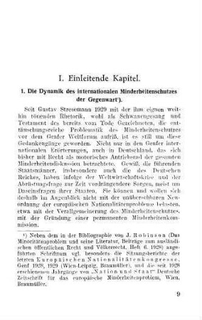 I. Einleitende Kapitel
