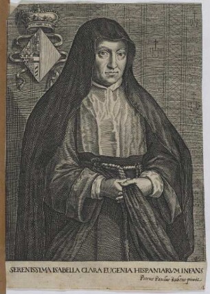 Bildnis der Isabella Clara Eugenia Hispaniarvm Infans