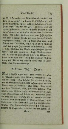 Wärme. Licht. Feuer