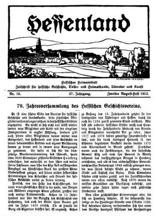 Nr. 16, Zweites August-Heft 1913