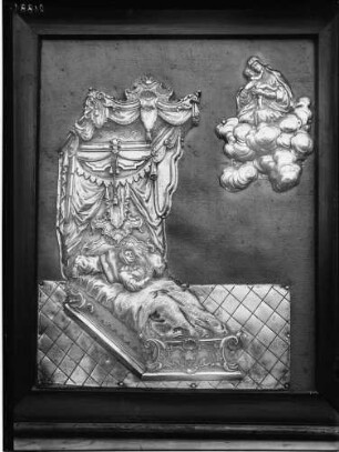 Moosbronn Wallfahrtskirche Maria Hilf Relief (1746)