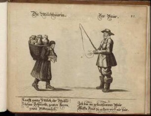 37. Die Milchbäurin. Der Baur.