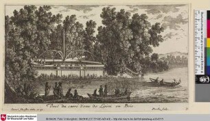 Veue du carré d'eau de Lisni en Brie