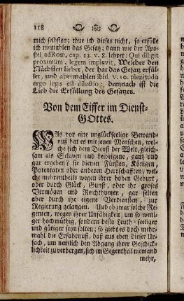 Von dem Eiffer im Dienst-Gottes.