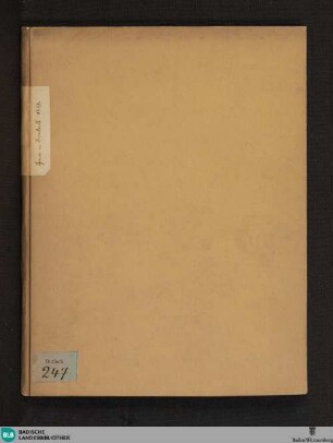 Schreiben an Jacob Dornkrell ab Eberhertz, Dresden - Cod. Durlach 247