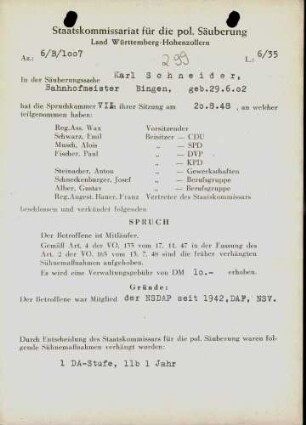 Schneider, Karl