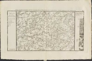 Carte Minéralogique D'Une Partie De La Picardie Où Se Trouvent Corbie, Peronne, Et Bapaume.