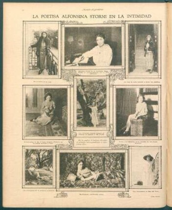 La poetisa Alfonsina Storni en la intimidad [Fotografías]
