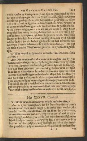 Het XXXVII. Capittel