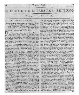 Schmidt, J. E. C.: Grundlinien der christlichen Kirchengeschichte. Gießen, Darmstadt: Heyer 1800