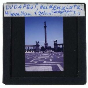 Budapest, Heldenplatz,Budapest, Milleniumsdenkmal