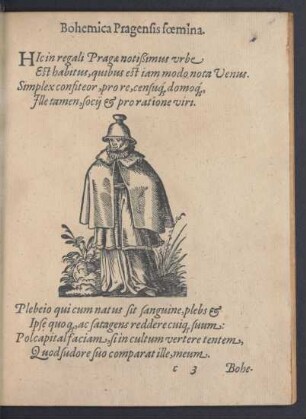 Bohemica Pragensis foemina.
