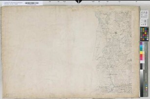 [Karte der Bürgermeistereien Pont, Straelen, Wankum, Leuth, Hinsbeck, Grefrath]. Entworfen 1844. Werner. Gez. Hagedorn und Spangemacher.