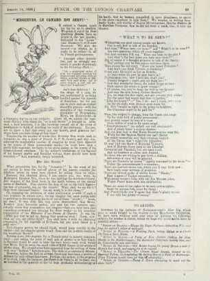 "Messieurs, le canard est servi!"