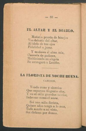 La florista de Noche Buena. : Canción